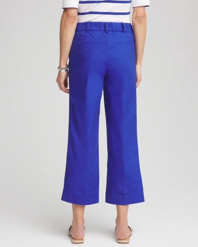 Lightweight Relaxed Straight Cropped Pants - image 3